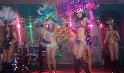 samba show samba danseressen